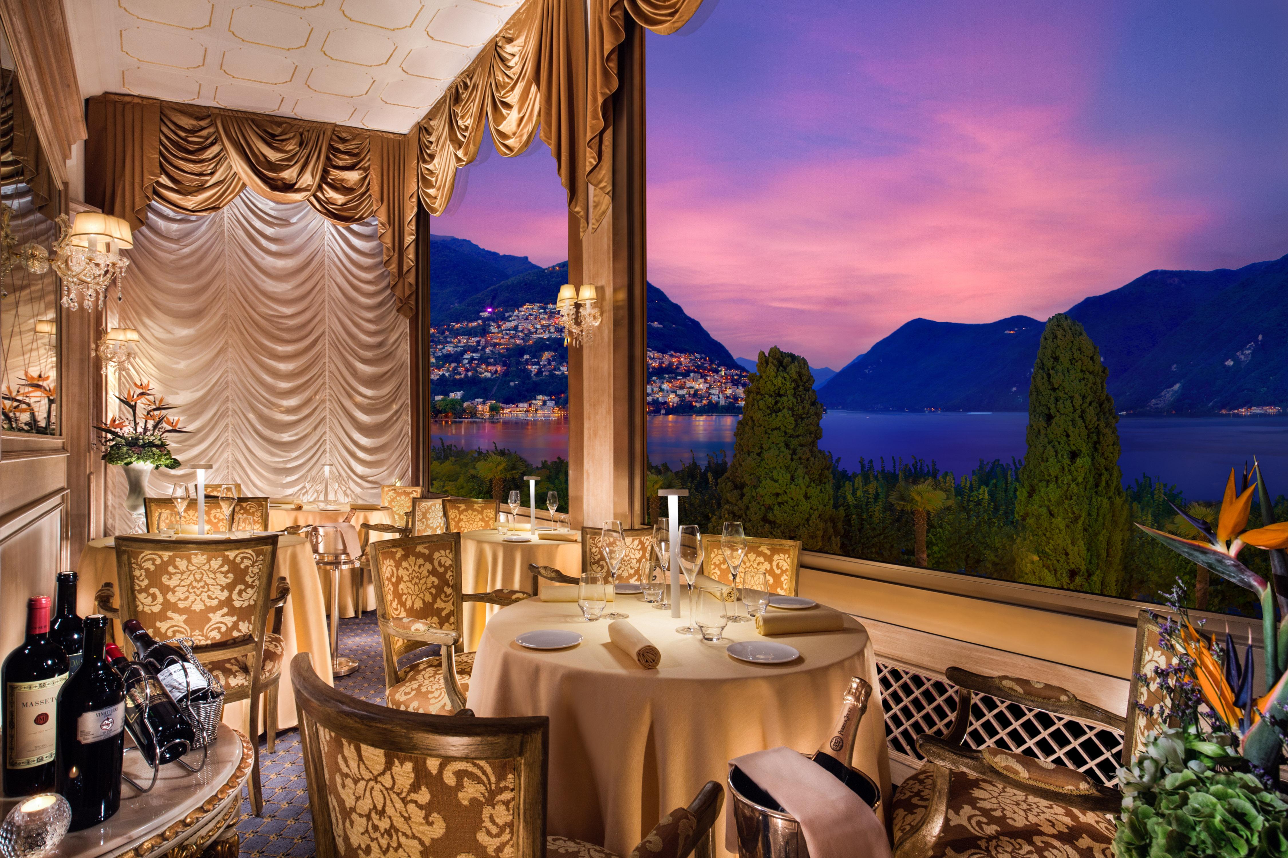 Hotel Splendide Royal Lugano Bagian luar foto The restaurant