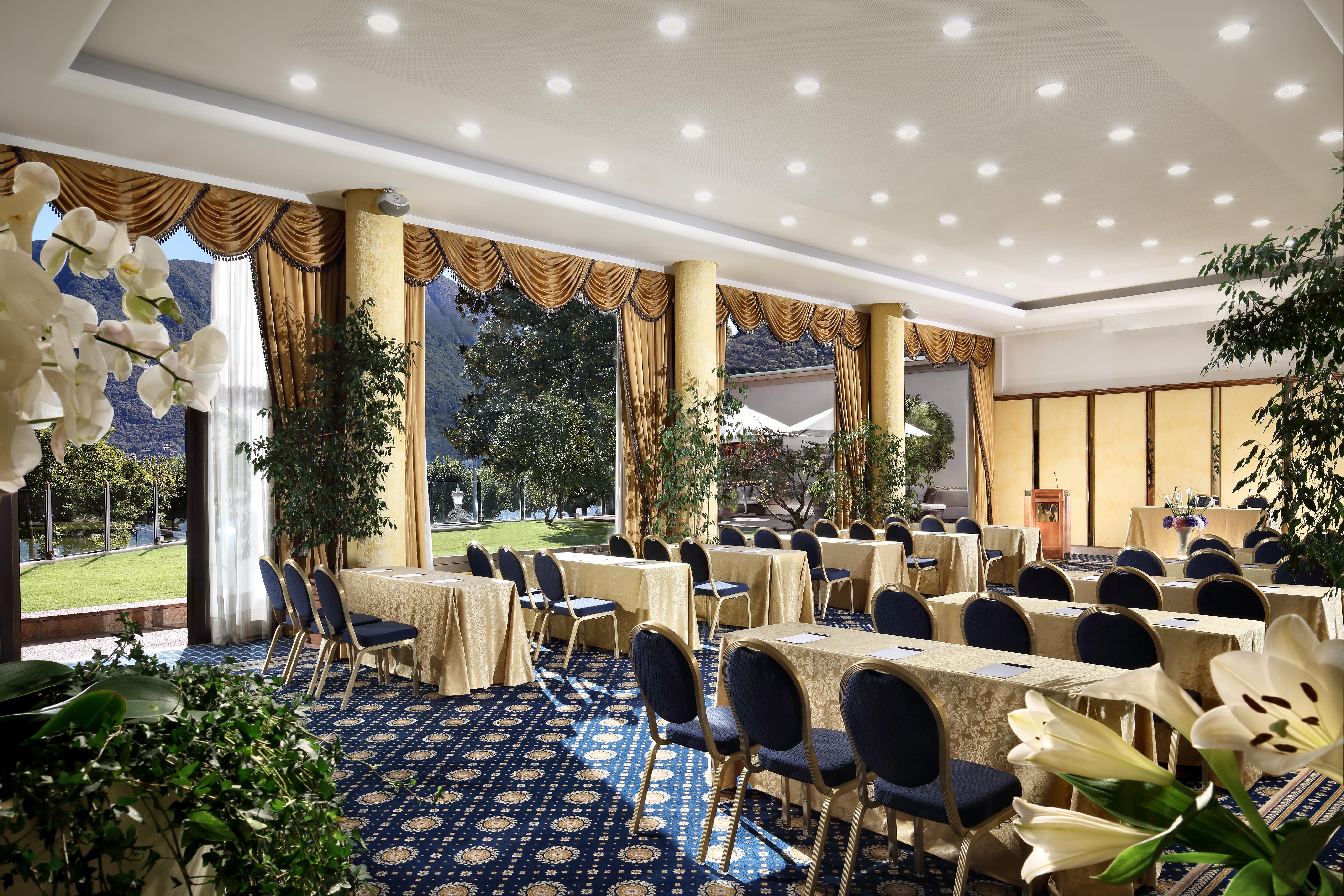 Hotel Splendide Royal Lugano Bagian luar foto The ballroom