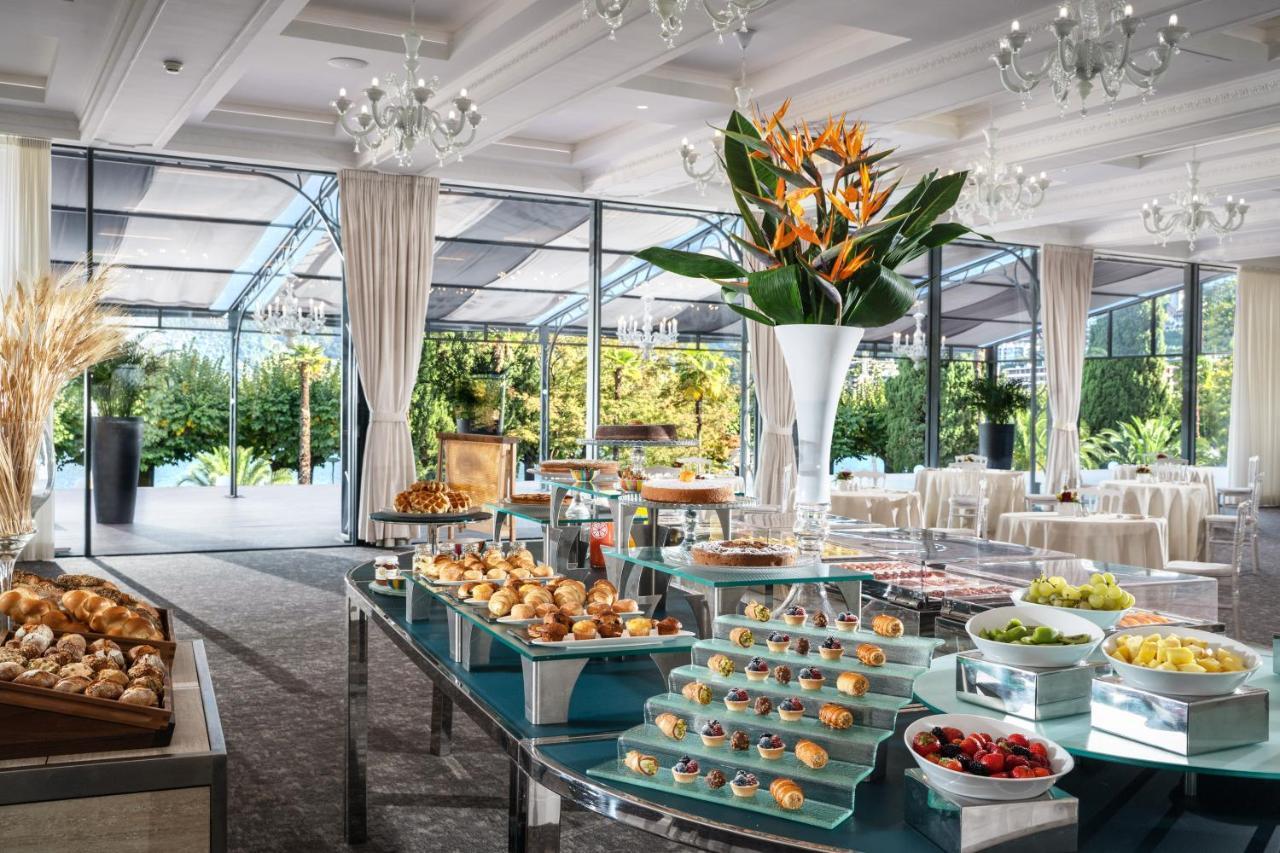 Hotel Splendide Royal Lugano Bagian luar foto The Garden Grill