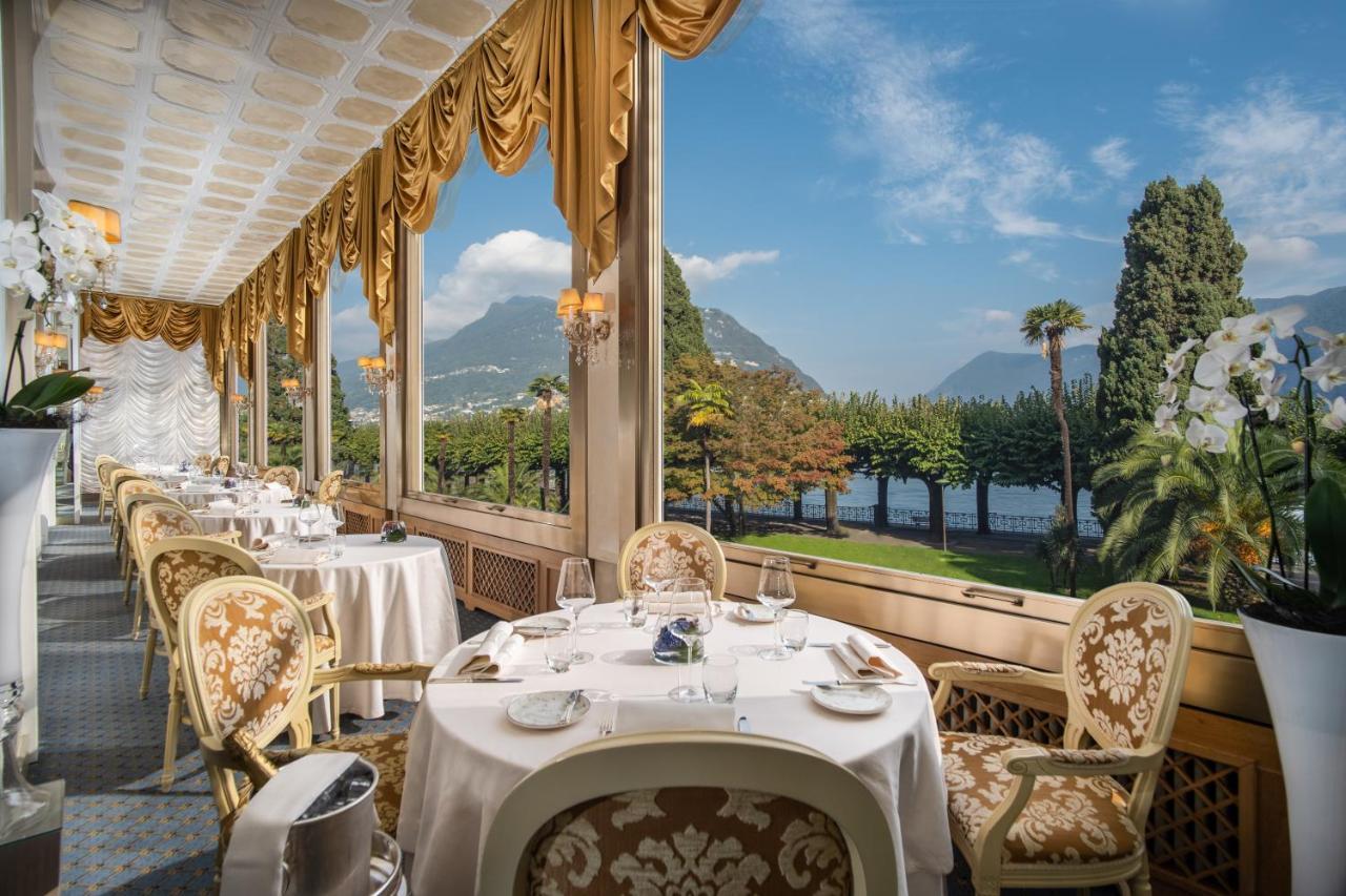 Hotel Splendide Royal Lugano Bagian luar foto The restaurant