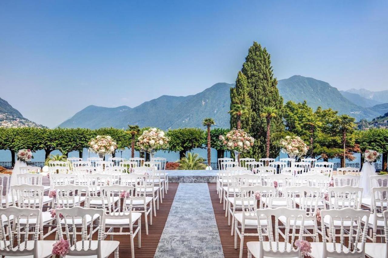 Hotel Splendide Royal Lugano Bagian luar foto Wedding venue at the Mandarin Oriental, Lake Como
