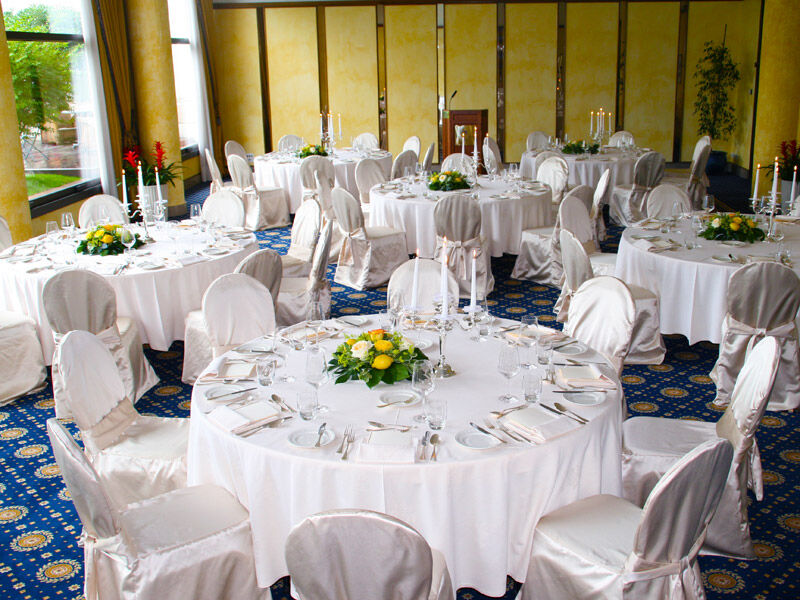 Hotel Splendide Royal Lugano Bagian luar foto A wedding reception